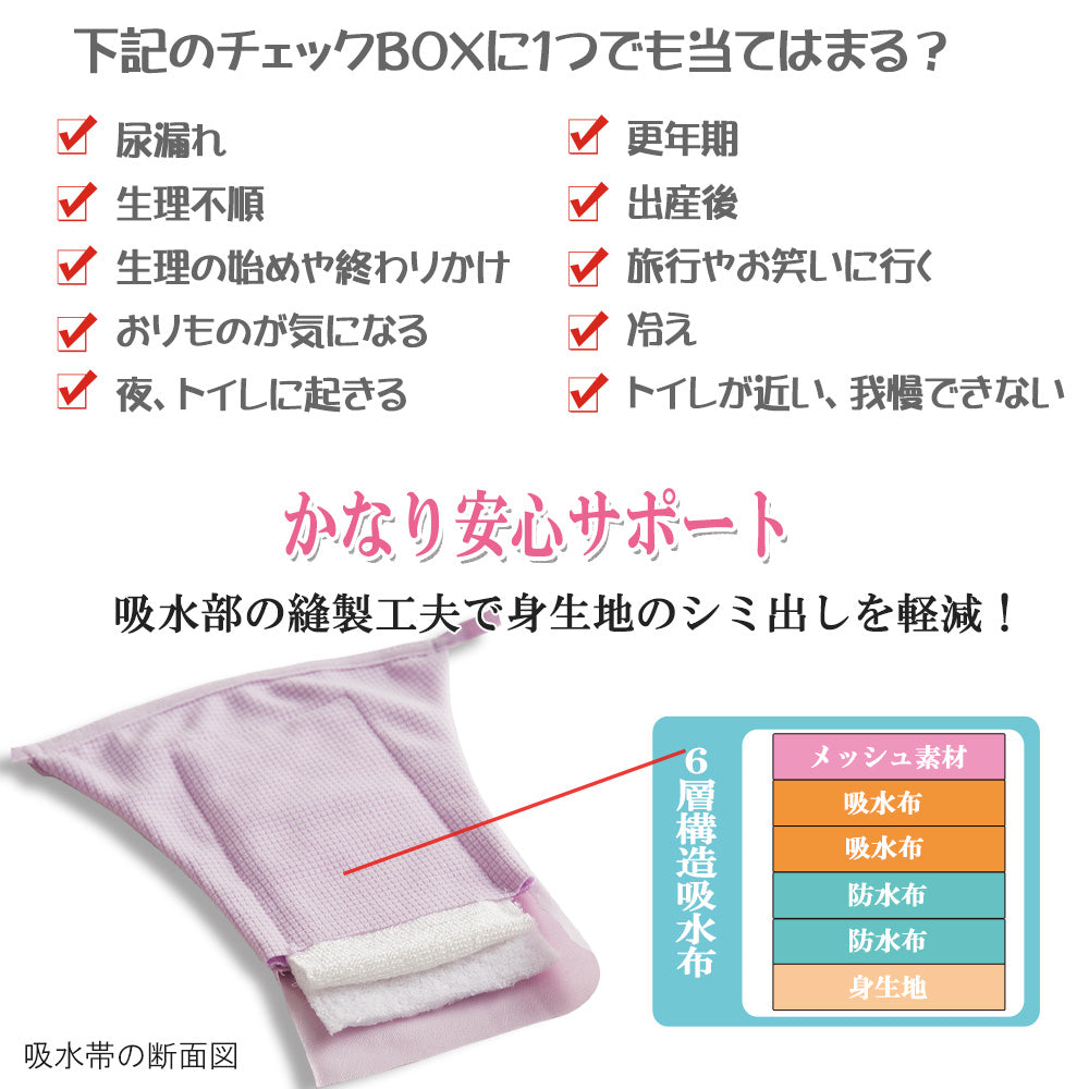 吸水ショーツ 尿もれ 尿漏れ 失禁パンツ 失禁 お買得 セット 2色 大容量 安心 ショーツ 綿混 深ばき 深丈 おしゃれ 下着 旅行 温泉 帰省 母の日 敬老の日 ギフト プレゼント M L LL 防災 地震 備え いざという時